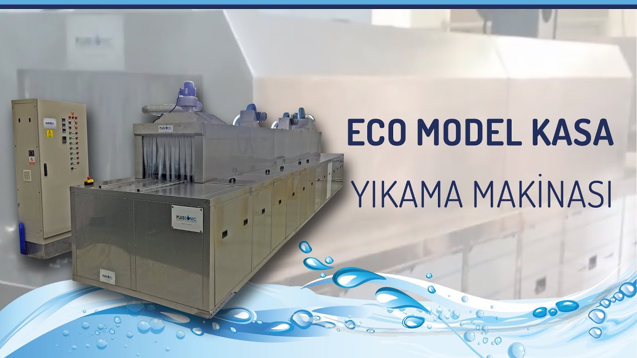 PLUSSONİC | ECO MODEL KASA YIKAMA MAKİNASI