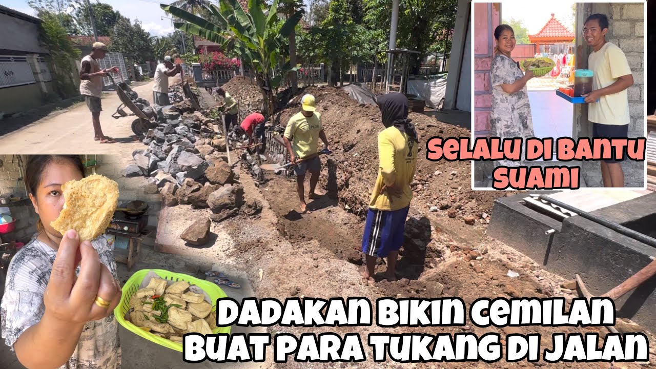 DADAKAN DI SURUH BIKIN CEMILAN BUAT BAPAK BAPAK TUKANG‼️