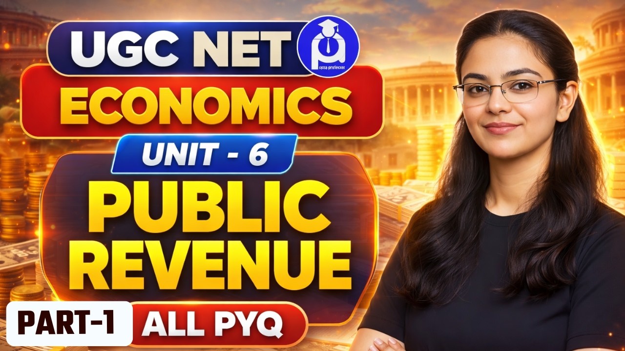 UGC NET Economics Unit 6 | Public Revenue | All PYQs | Part-1 || @DrLokeshBali