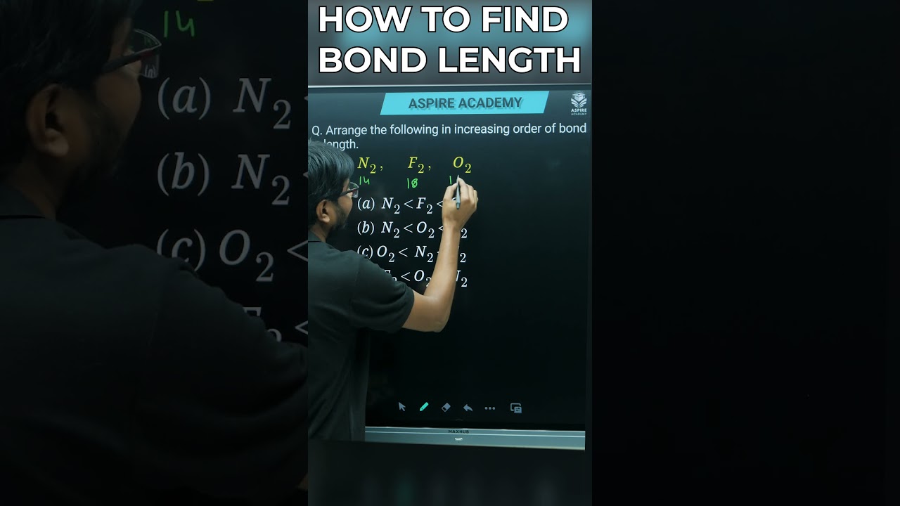 How to Find Bond Length | Short Trick to Find Bond Length | CBSE | ICSE |