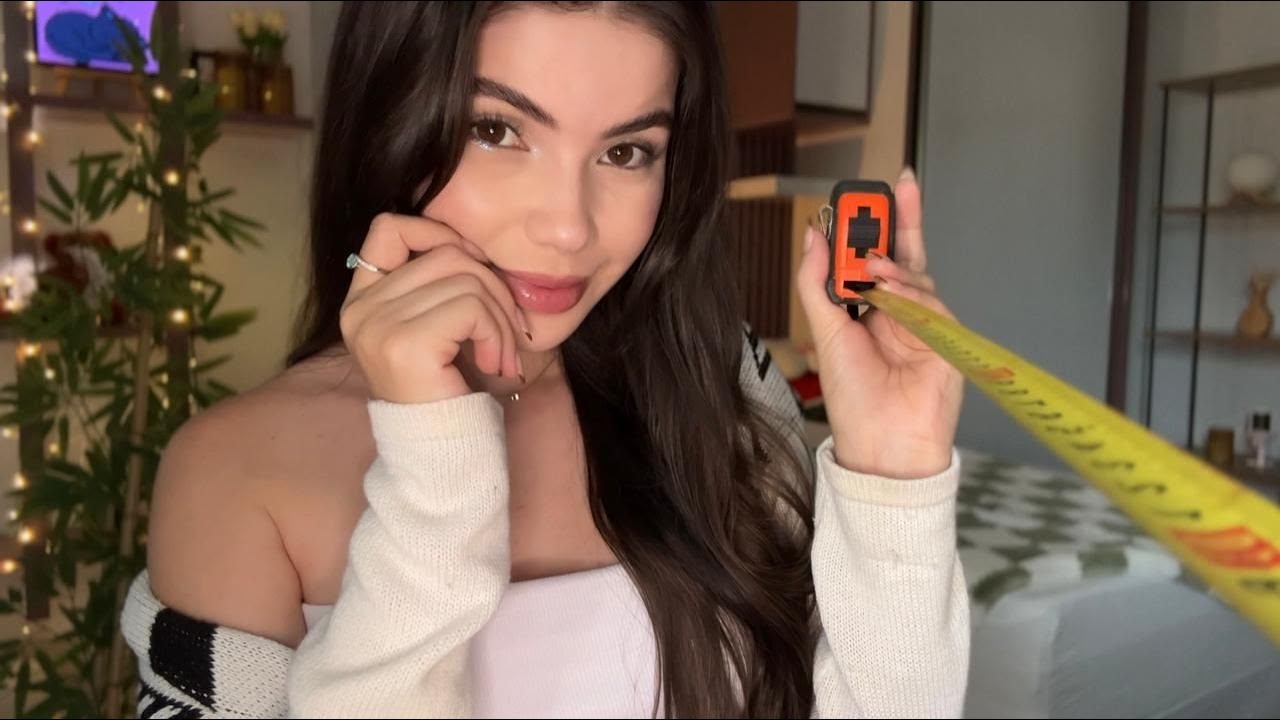 ASMR tirando suas medidas de corpo inteiro 📏✨