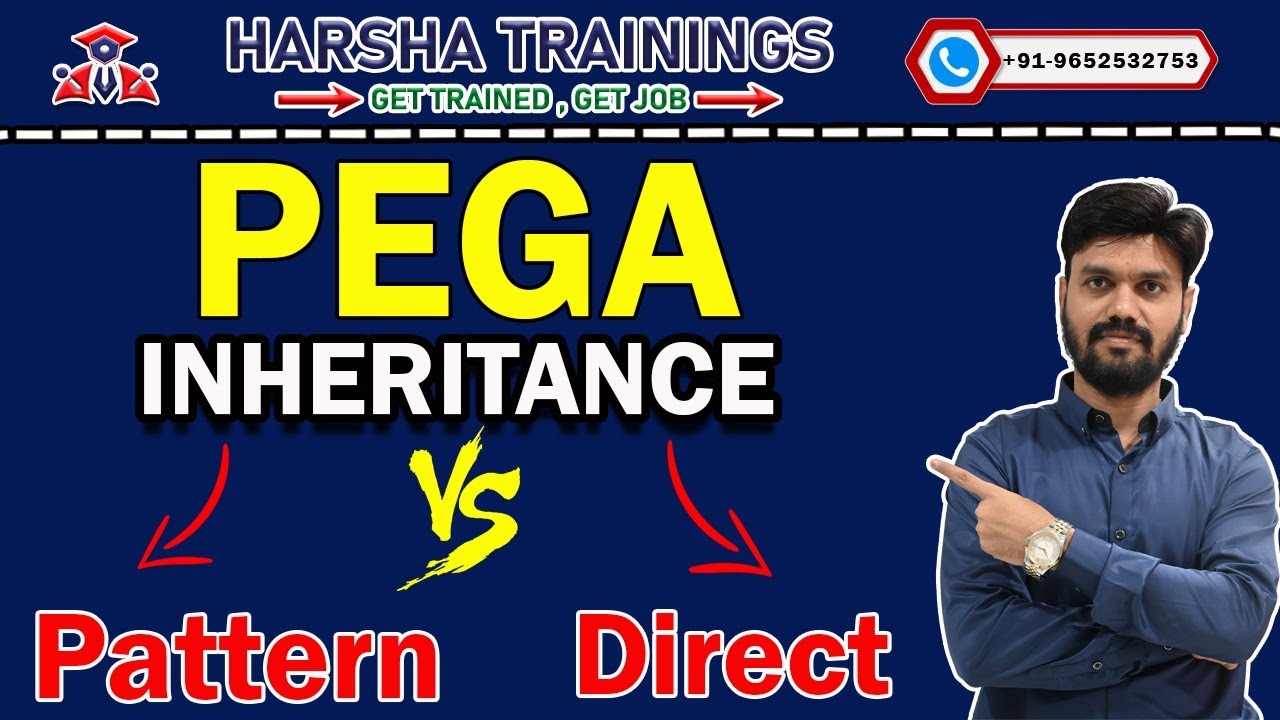 Pega 8.7  - Pattern Inheritance Vs Direct Inheritance | New Batch | For Training +91-9652532753