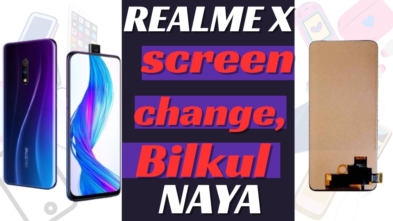 How to Replace Realme X Display Safely | REALME X | RealmeX#DisplayChange#ScreenRepair#MobileRepair