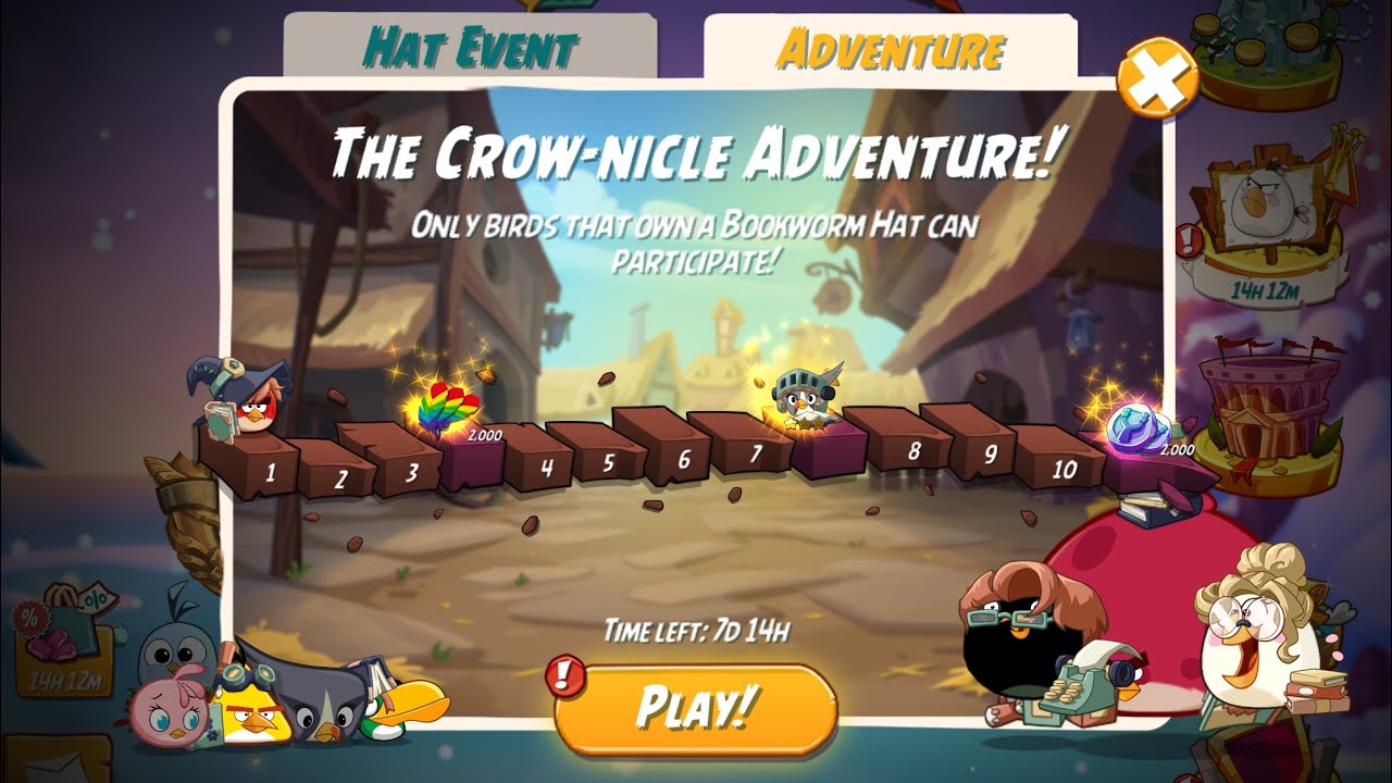 The Crow-Nicle Adventure - Levels 1-7 without Stella - Angry Birds 2