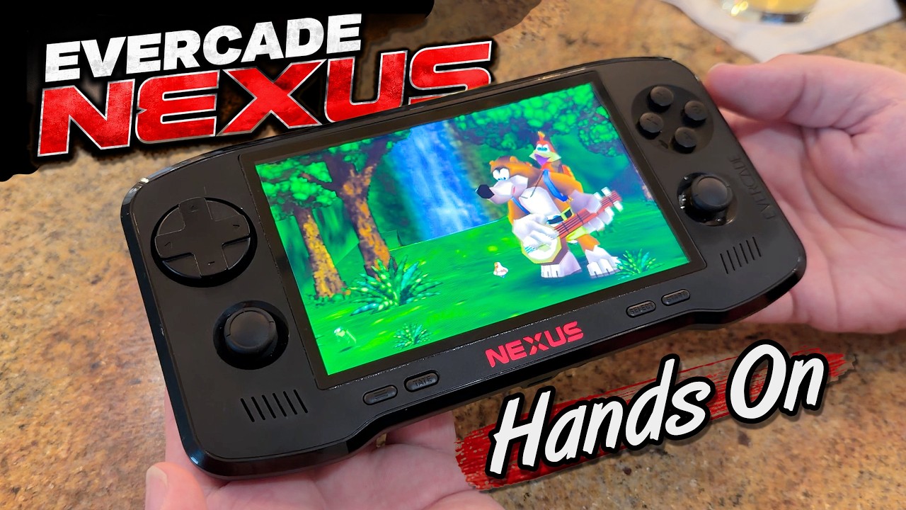 Evercade Nexus HANDS-ON! Blaze's BEST Handheld Yet?