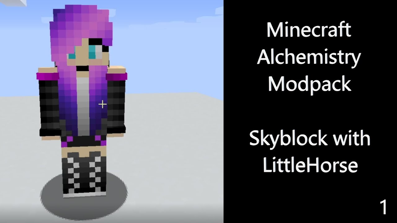 Minecraft Alchemistry Modpack - Skyblock with LittleHorse | Getting Started
