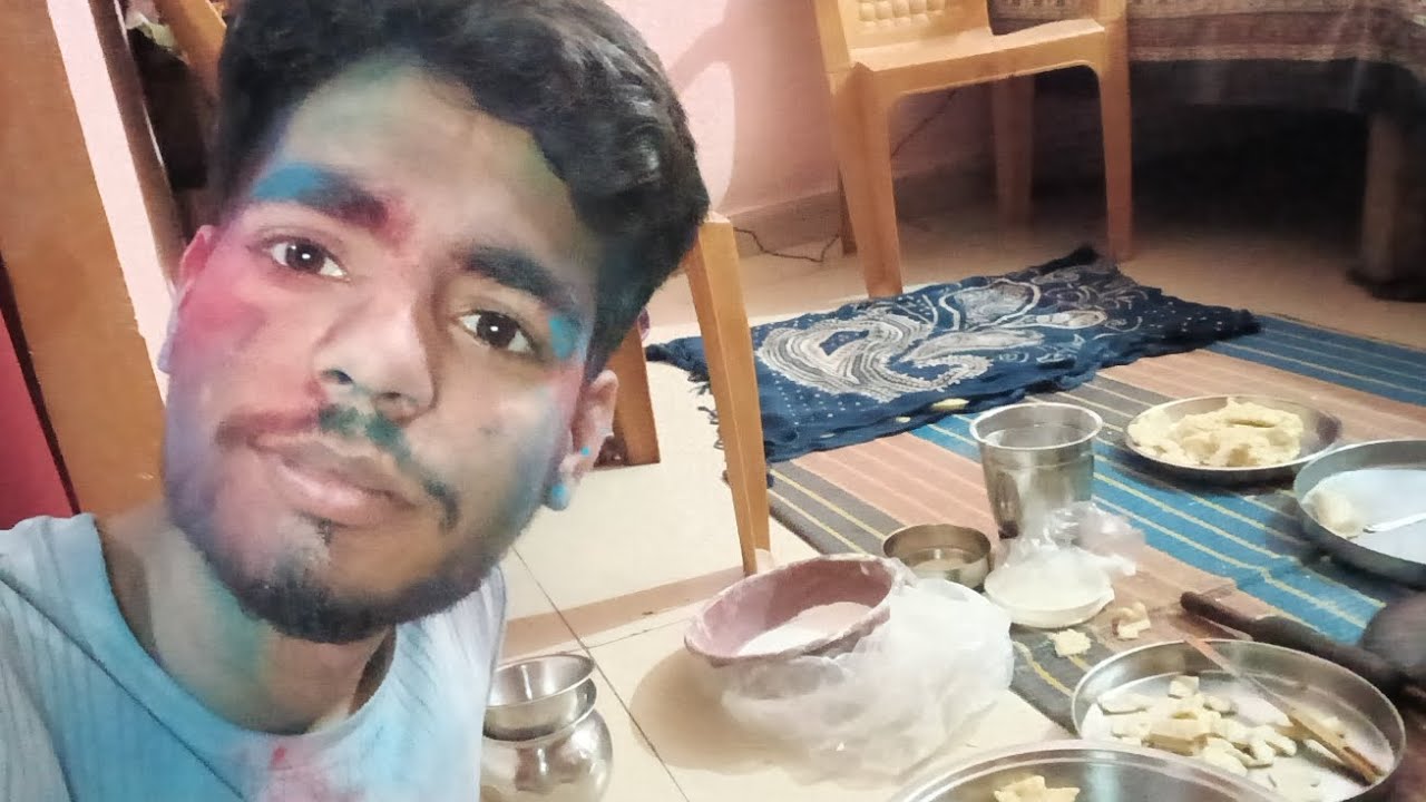 Holi ki tyari ho gayi😍gujiya bhi ban gayi😋