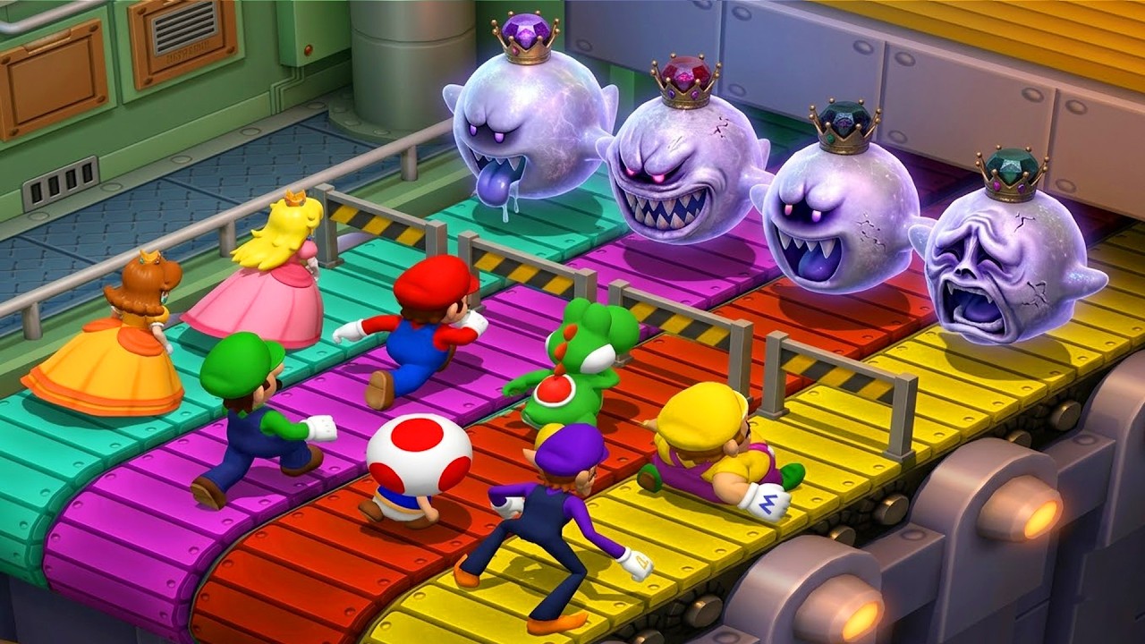 Mario Party 7 - Сражение всех персонажей (Мастерский уровень сложности)