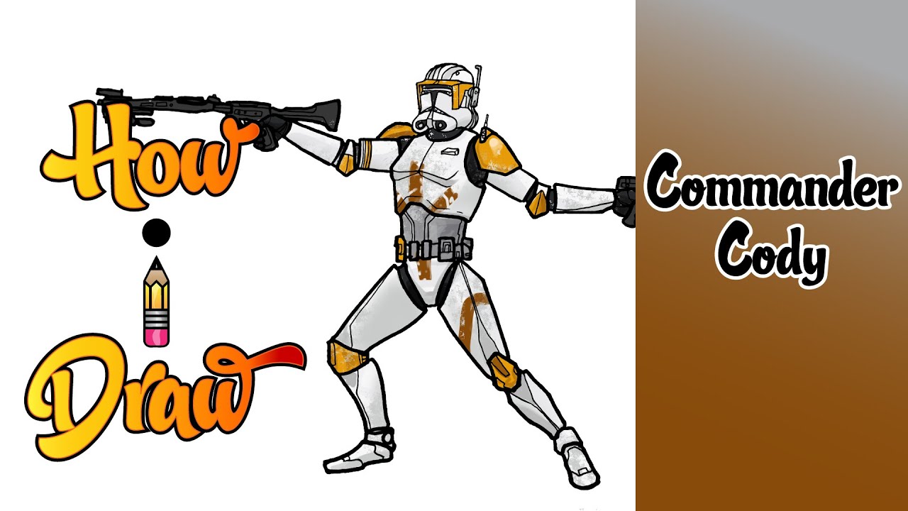 How I Draw COMMANDER CODY from STAR WARS