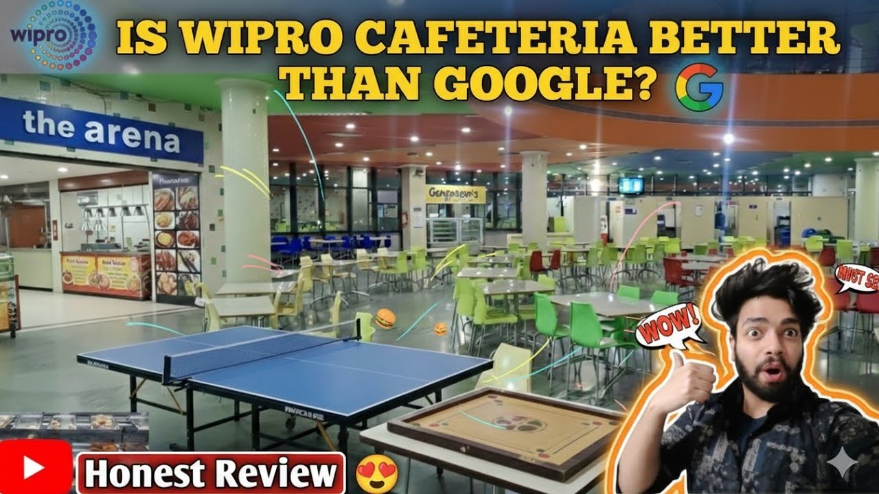 Wipro Cafeteria ka Full OVERVIEW 😍| My First Vlog 