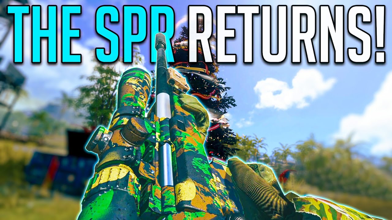 I FORGOT ABOUT THE SPR! Long Range SPR Loadout on Warzone Caldera