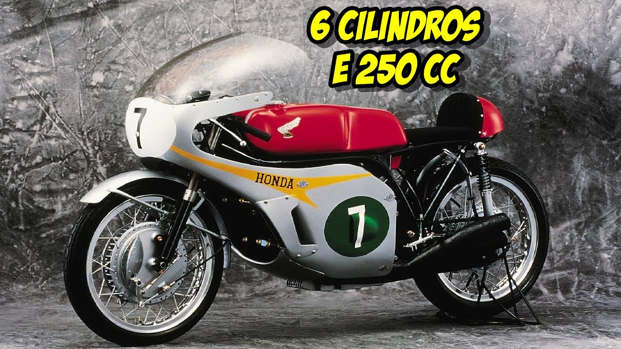 A INACREDITÁVEL 6 CILINDROS DE 250 CILINDRADAS - HONDA RC 166