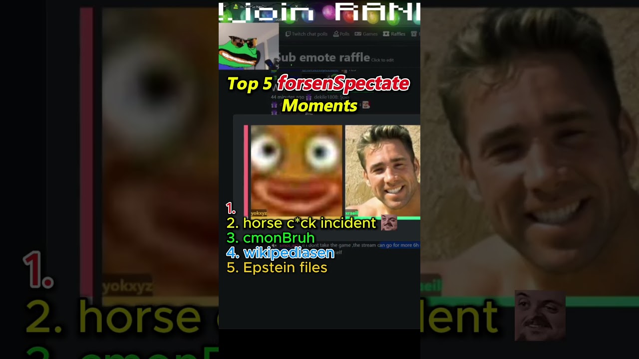 top 5 forsenSpectate aka conductor aka forsen leech #67 moments @forsenSpectate
