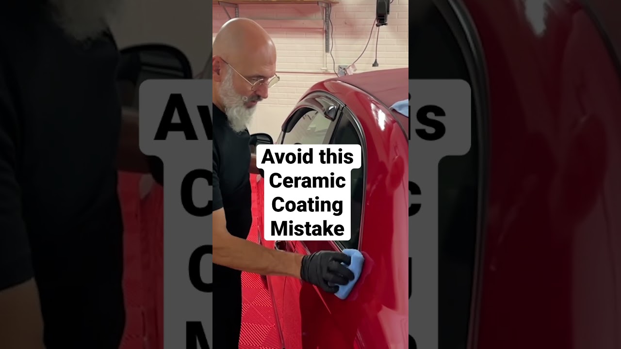 Don&rsquo;t do this when applying a ceramic coating
