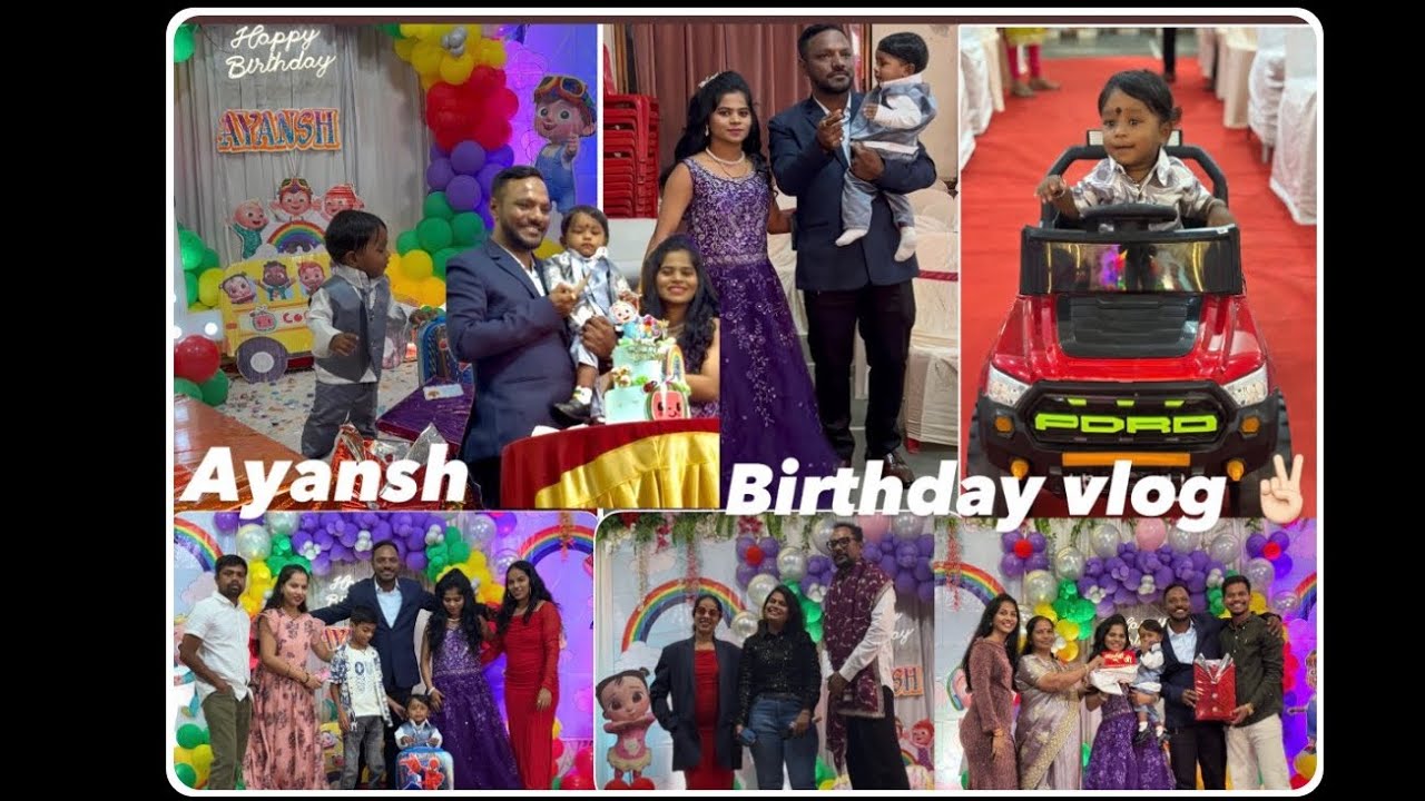 Birthday Vlog 2026 |🌈The Most SpecialDay for Ayansh❤️|Birthday celebration 🎉 |1st Birthday 🎁 🎂