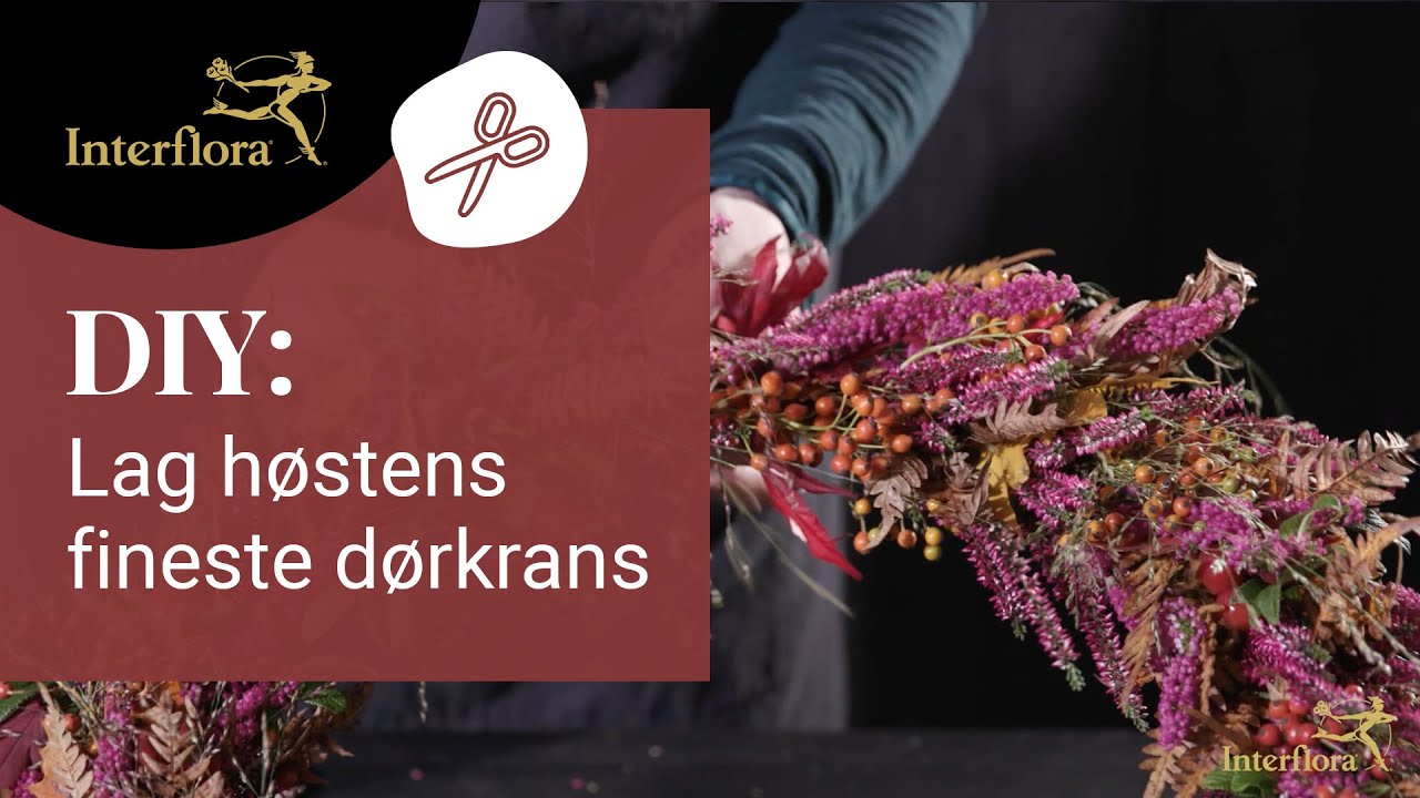 DIY: Slik lager du h&oslash;stens d&oslash;rkrans