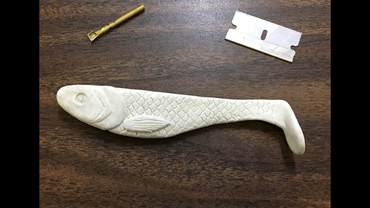 Making a soft plastic swimbait from scratch