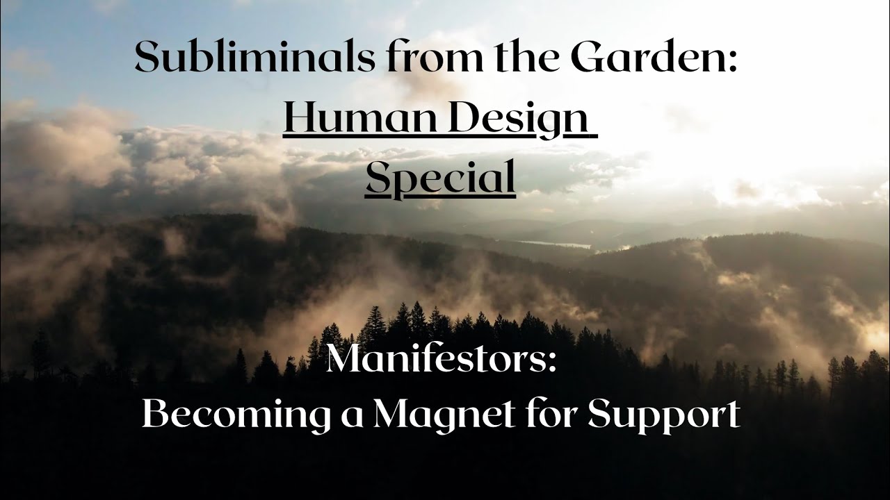 Manifestor Subliminal &mdash; Becoming a Magnet for Support | Omegathorpe Creative x MindBodyBronx