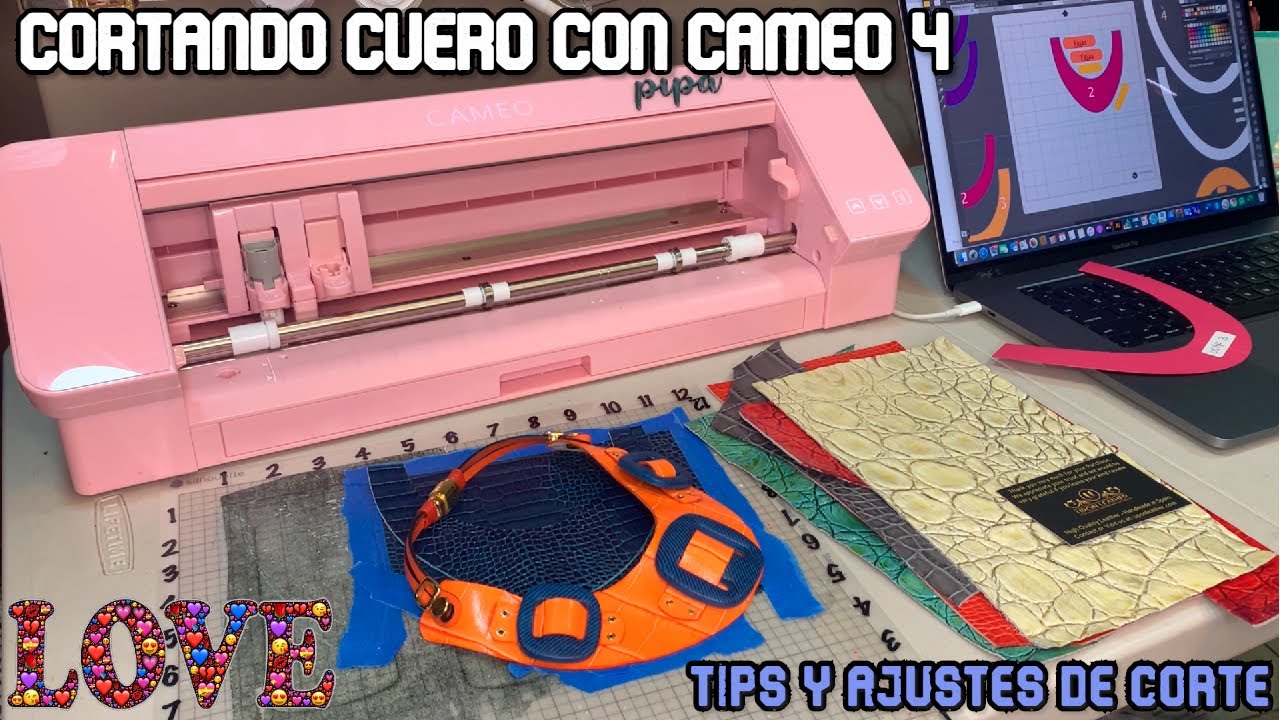 Cortando Cuero con Plotter Cameo 4 | Tips y Ajustes de Corte.