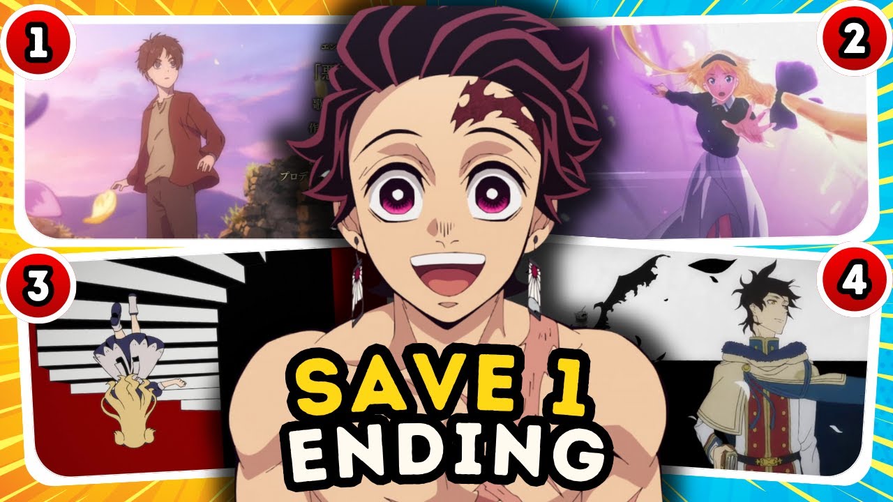 🎵 Only SAVE 1 Anime ENDING Song 🔥 ANIME MUSIC QUIZ