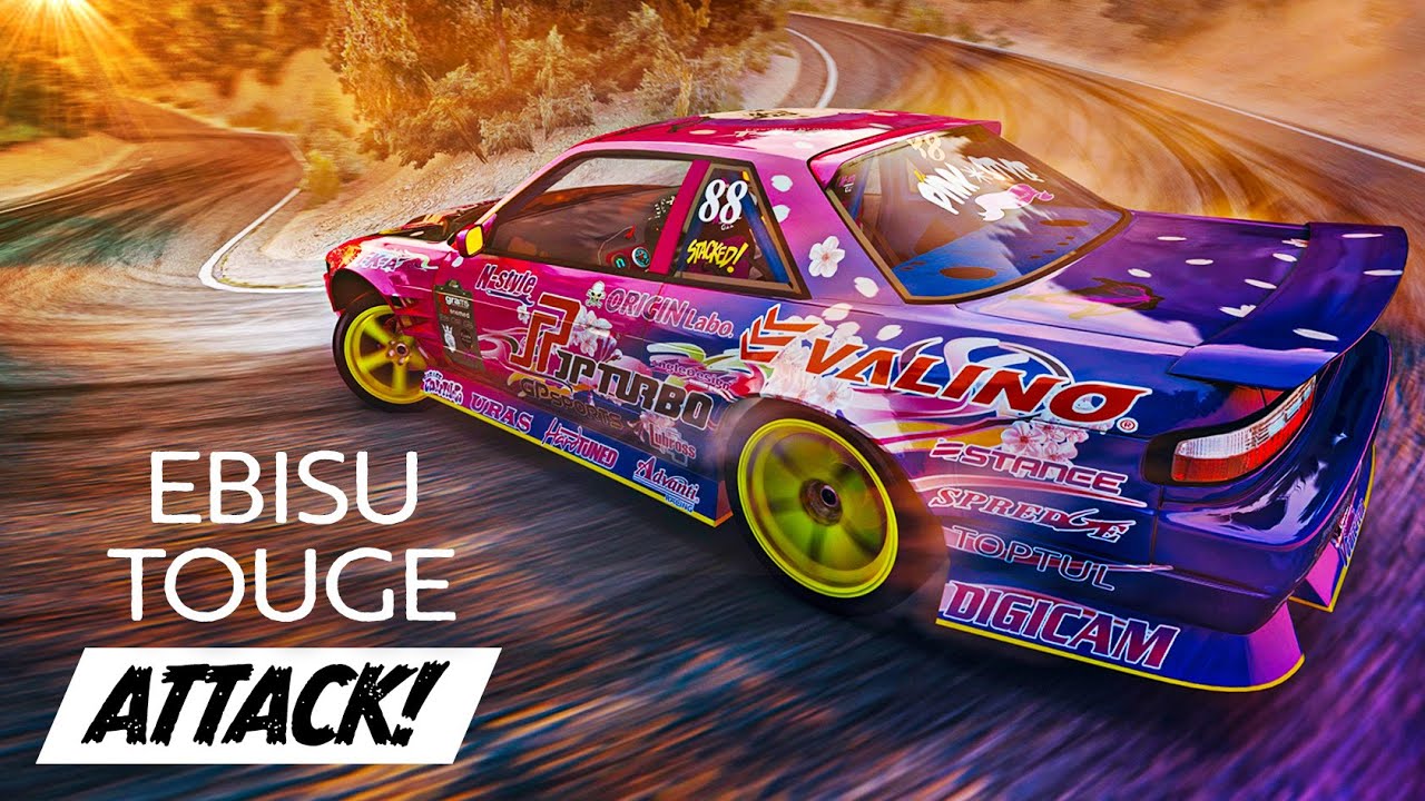 Drifting Ebisu Touge with Miki Tagaki S13 Replica - Assetto Corsa