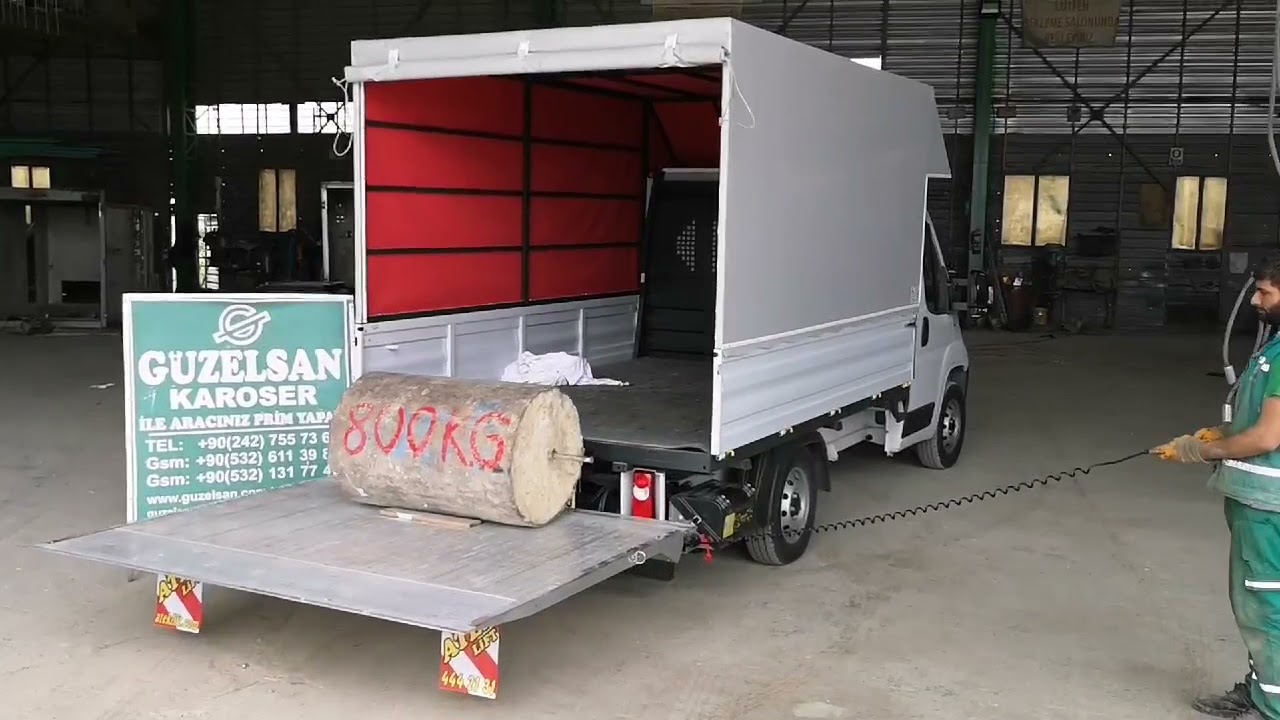 FIAT DUCATO  ARACA 1 TONLUK ATEK MARKA LİFT MONTAJI. GÜZELSAN KAROSER-MANAVGAT-ANTALYA