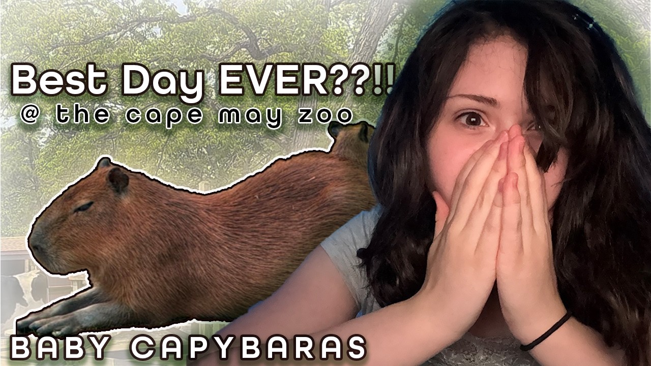 A Day at the Zoo + BABY capybaras || vlog (˶˃ ᵕ ˂˶)