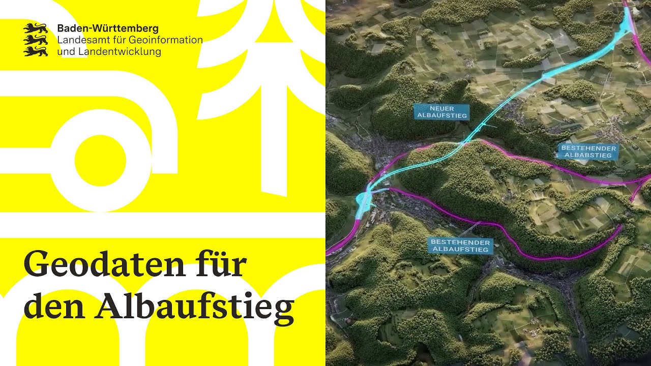 Geodaten im Einsatz - der A8 Albaufstieg