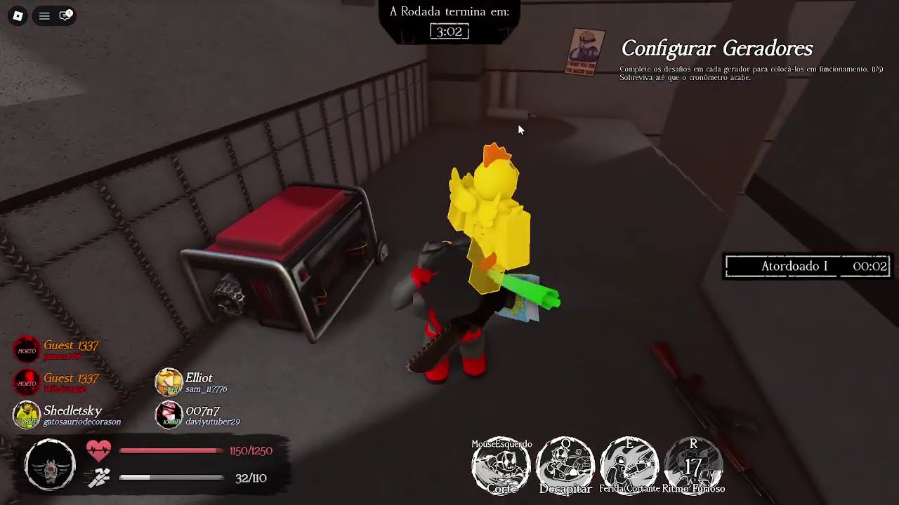 roblox jogando forsaken de slasher