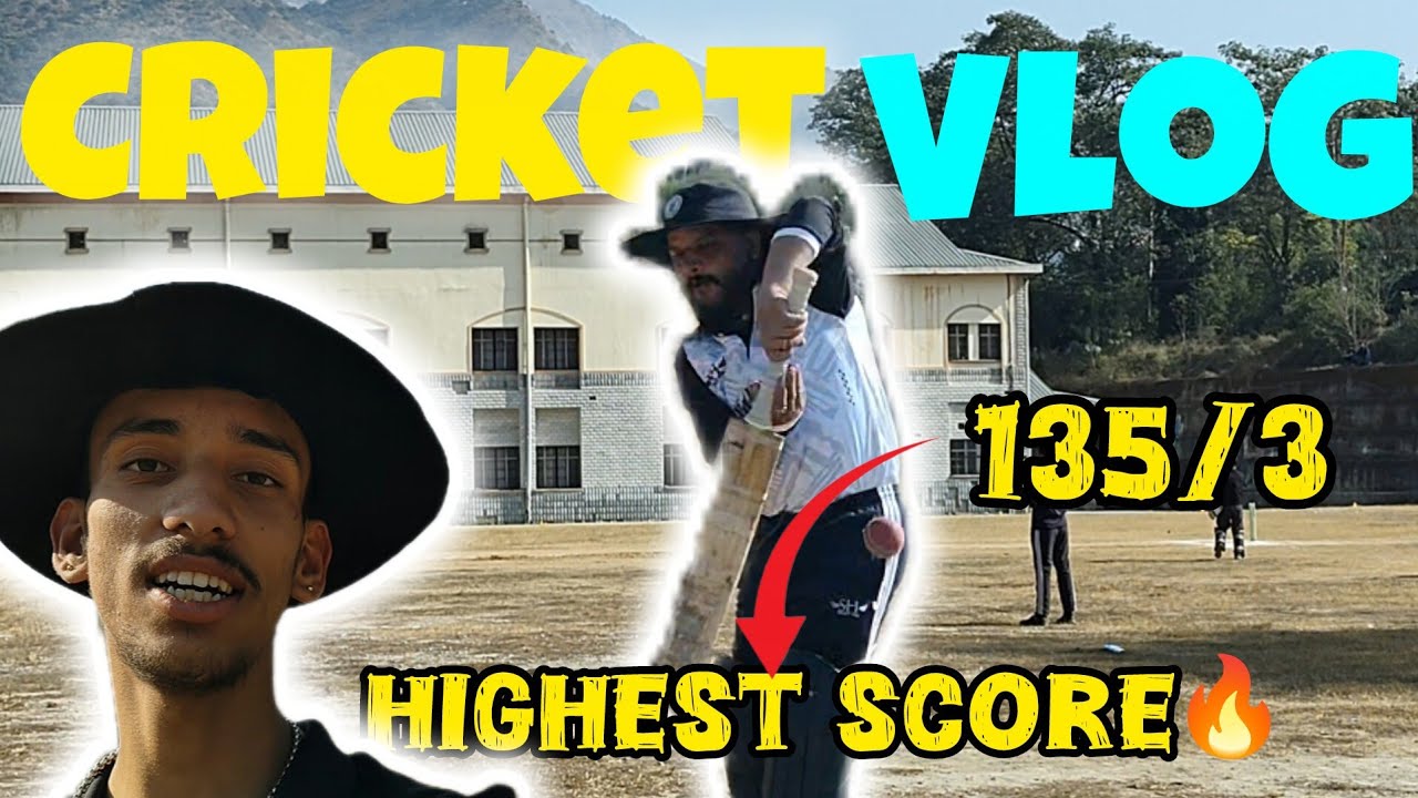 Highest runs in tournament 😱#Cricket vlog |Explore with saksham|