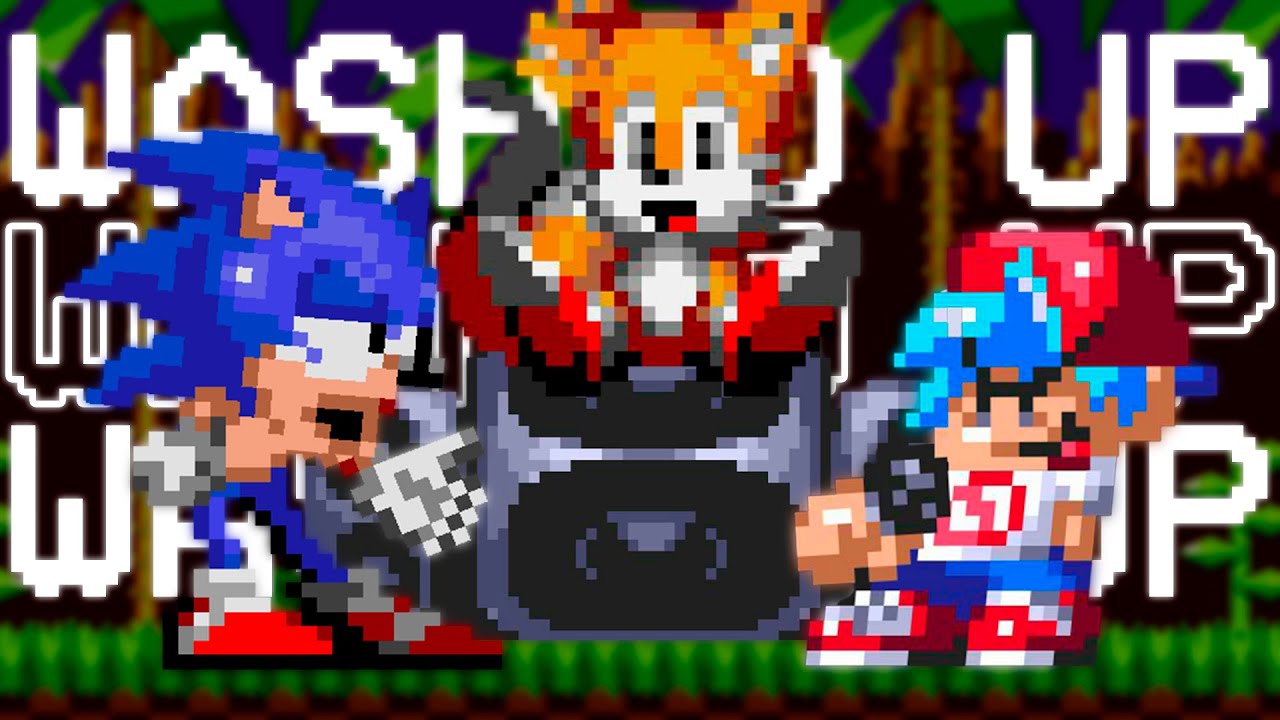 (OLD VERSION) Friday Night Funkin' VS Dorkly Sonic Custom Song - Washed Up OST (Fanmade)