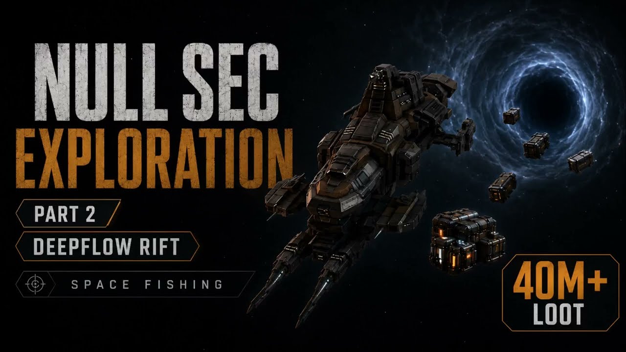 Глубокий разлом Deepflow в EVE Online | Исследование нулевого сектора Loki и добыча 40 миллионов.