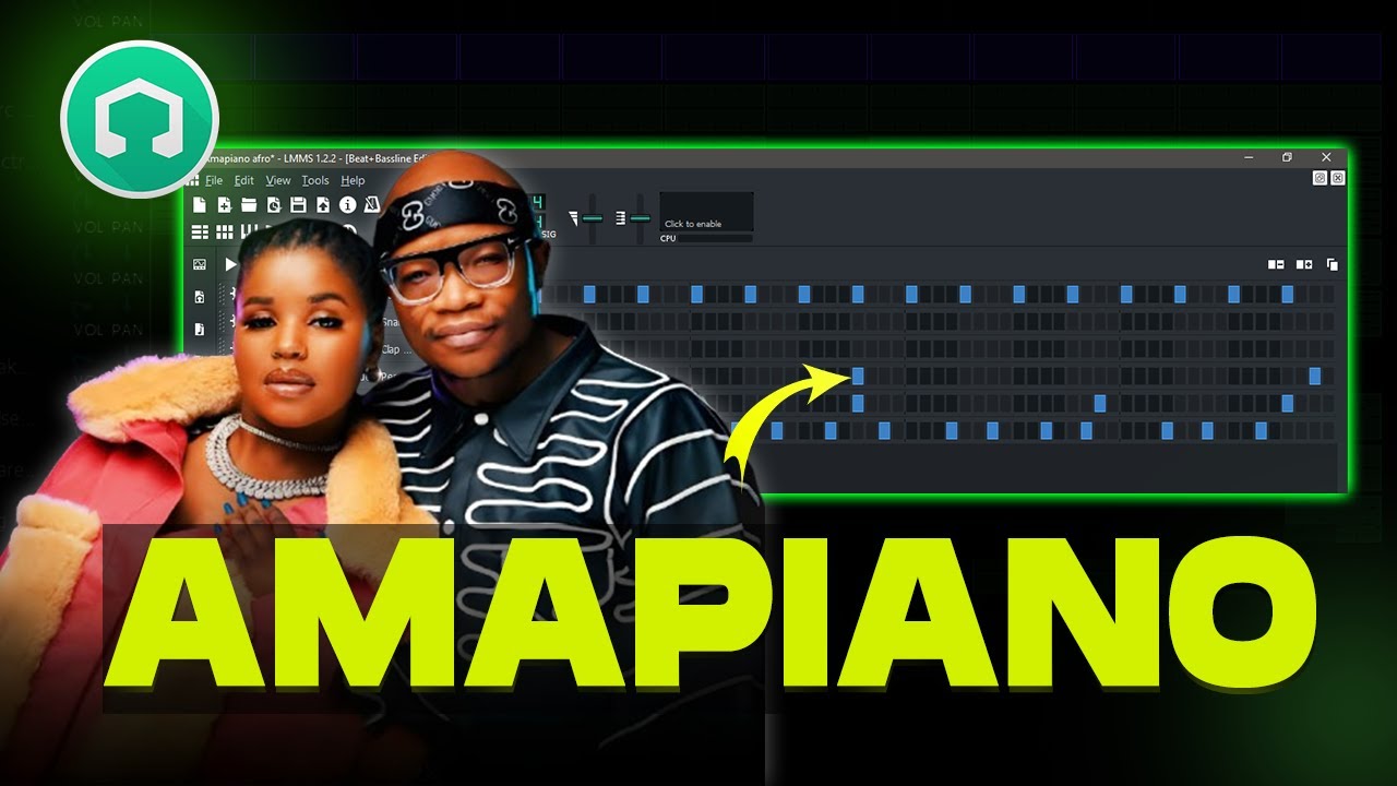 Making an Amapiano Influenced beat In Lmms | 2025 Tutorial