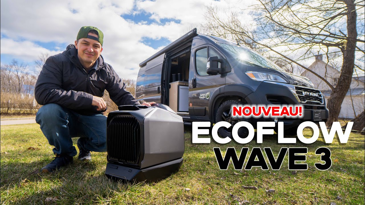 Un Climatiseur portable à batterie parfait pour la VANLIFE | Ecoflow Wave 3