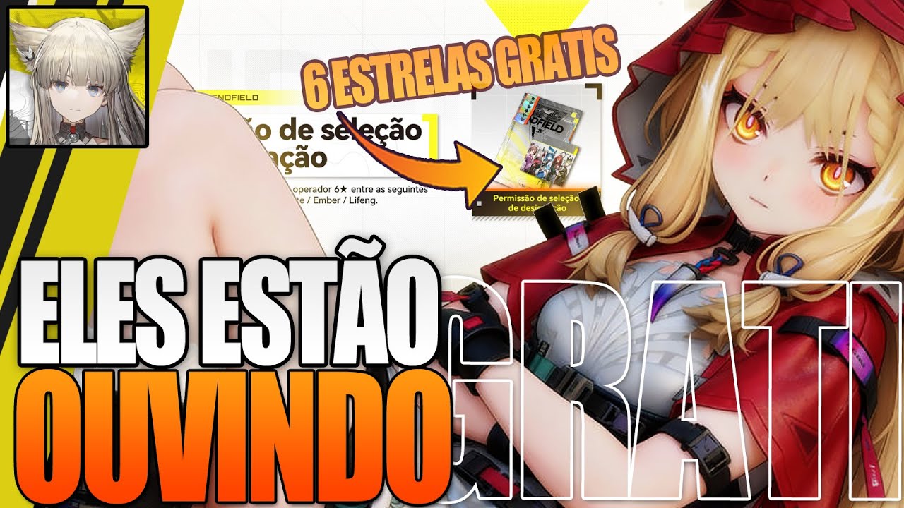 ARKNIGHTS ENDFIELD | SELETOR 6 ESTRELAS PARA TODOS E MUITO MAIS CHEGANDO