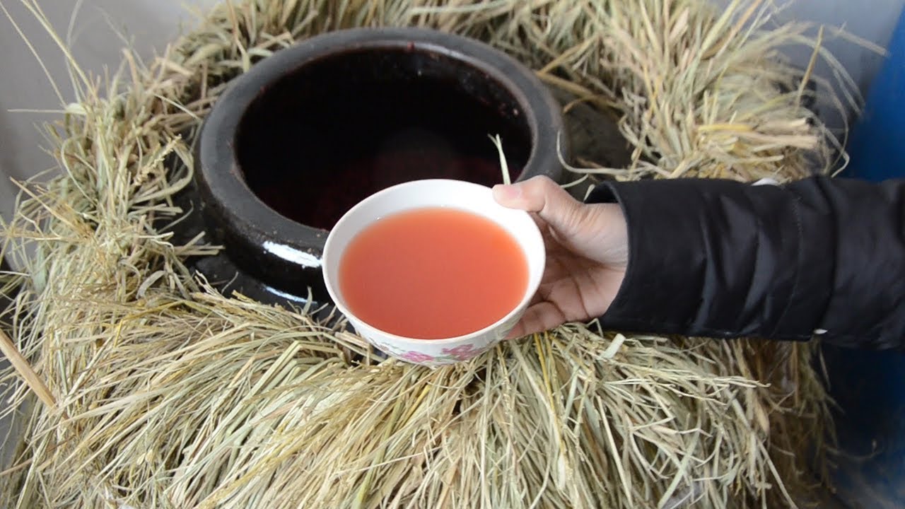 一口缸，50斤糯米，农村姑娘用祖传手艺自酿老酒，你绝对没喝过