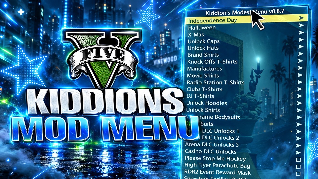 GTA 5 Mod Menu PC 2026 | NEW Kiddions Cheat 🔥 Money Hack & Online Mods [UNDETECTED]