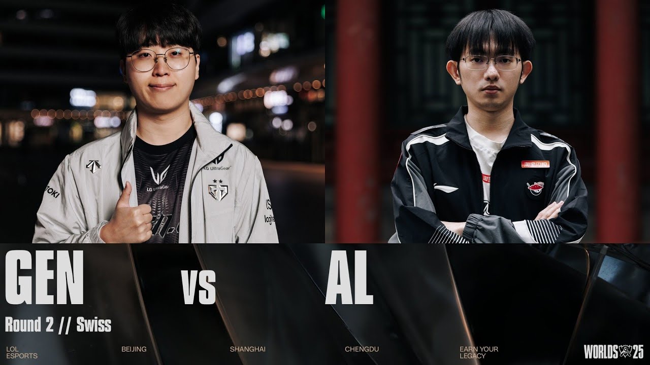 GEN vs AL | WORLDS 2025 | Swiss Stage | Game 01 | Gen.G vs Anyone's Legend
