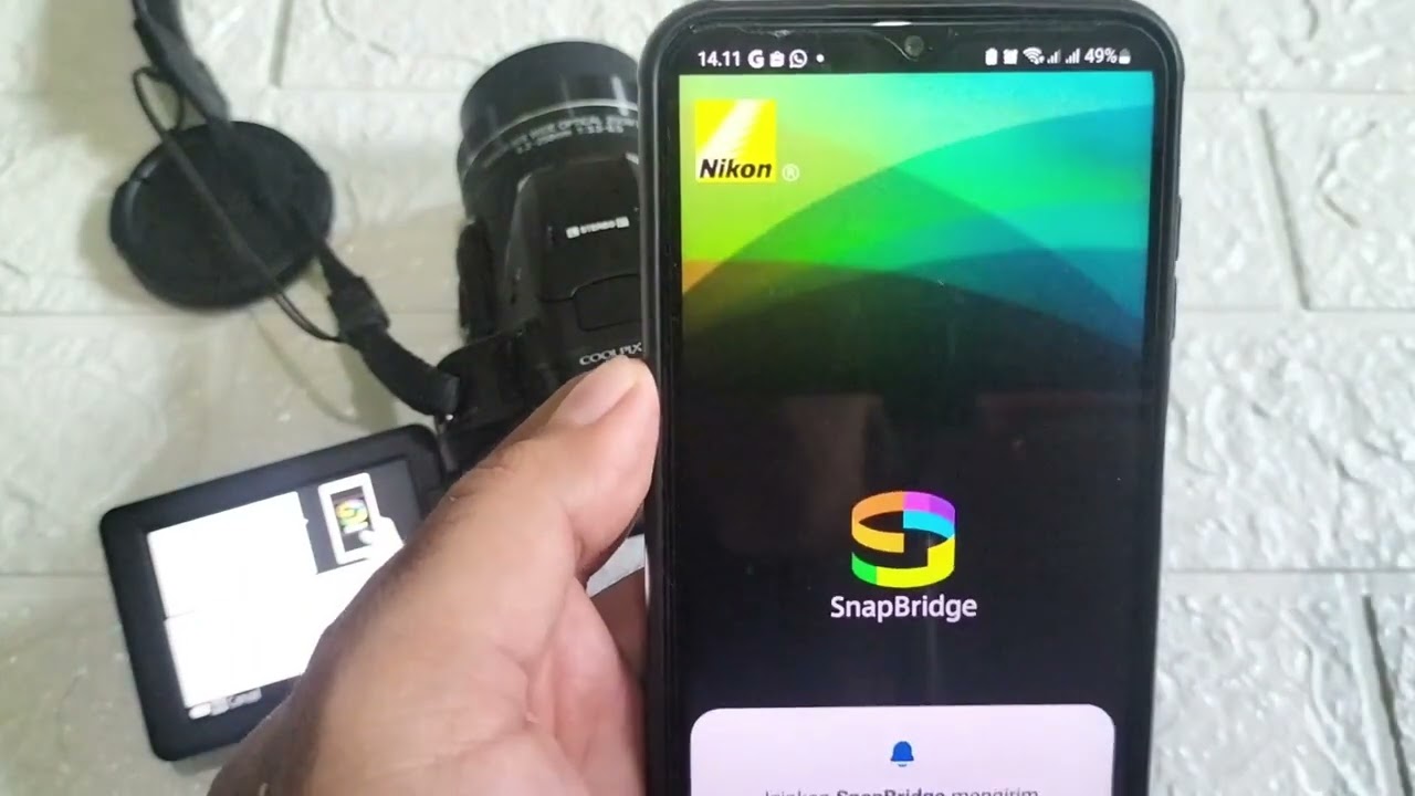 sambung snapbridge nikon b700 | menghubungkan wifi nikon b700