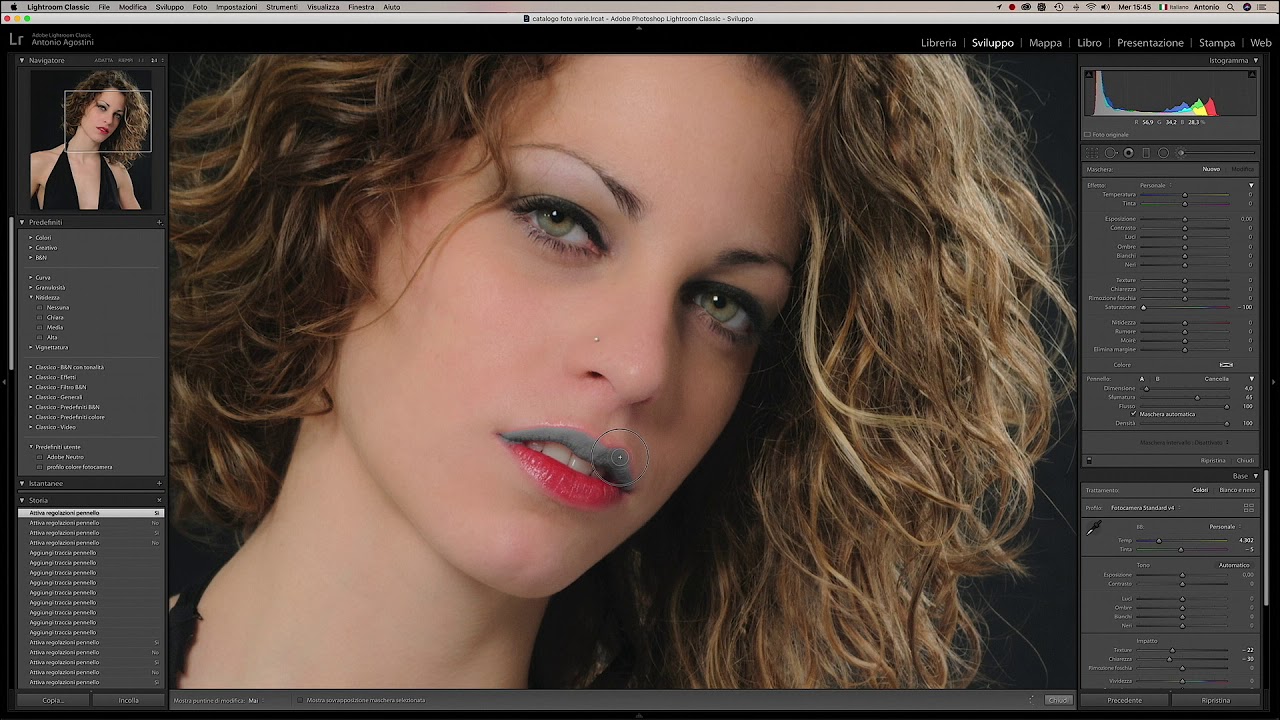 Lightroom facile 12 - come sviluppare al meglio e facilmente i ritratti