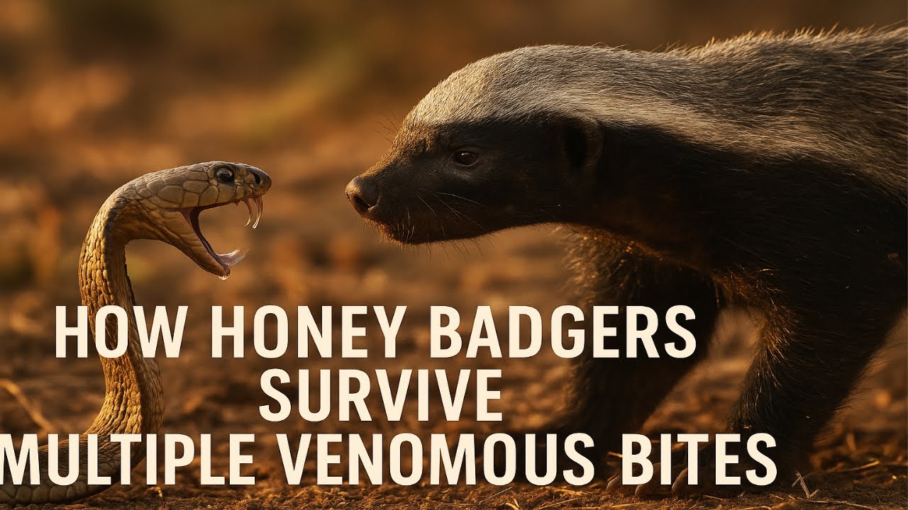 How Honey Badgers Survive Multiple Venomous Bites