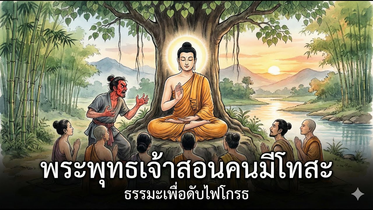 พระพุทธเจ้าสอนคนมีโทสะ