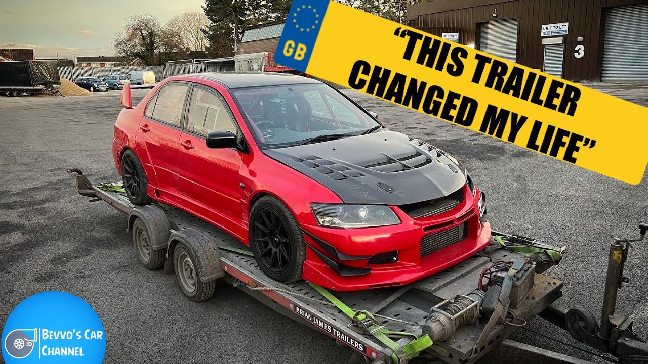 I REVIEW MY BRIAN JAMES A4 CAR TRAILER