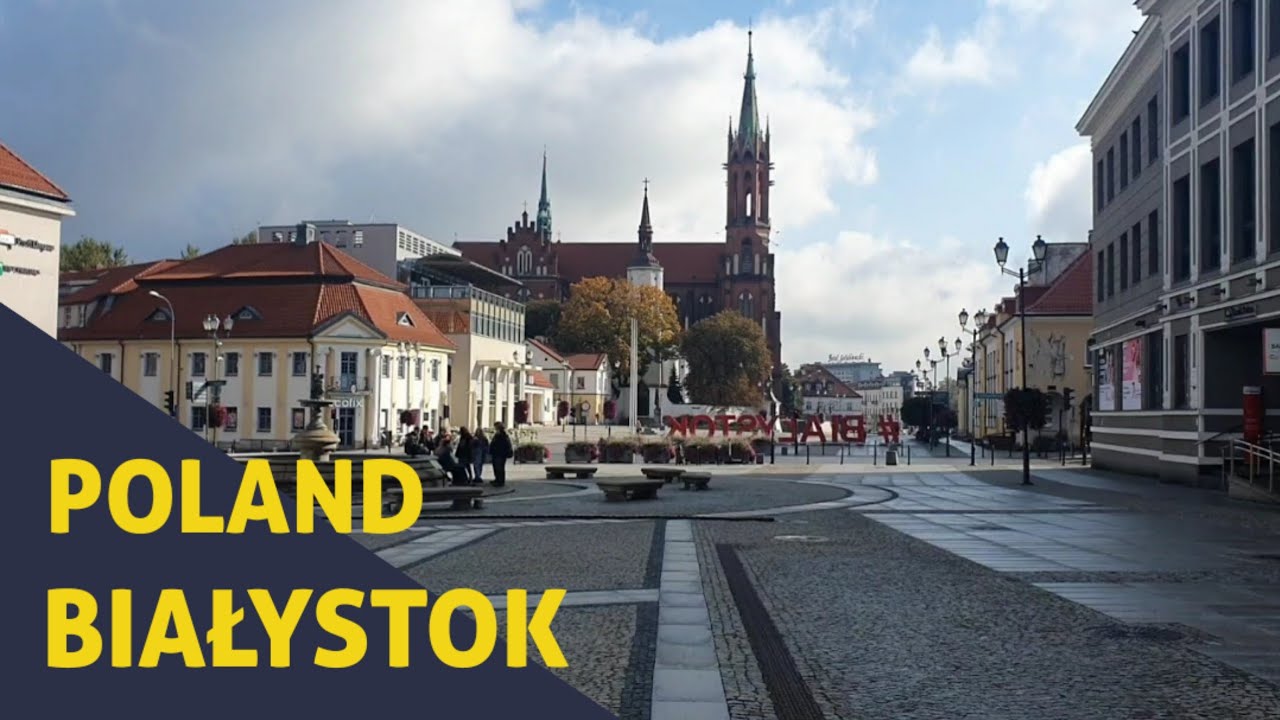POLAND Białystok. City in one day.