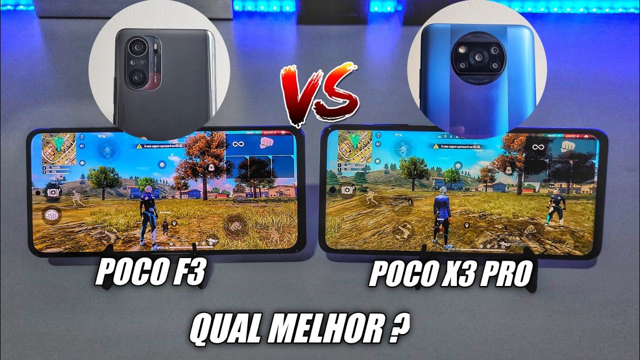 POCO F3 VS POCO X3 PRO QUAL MELHOR ?
