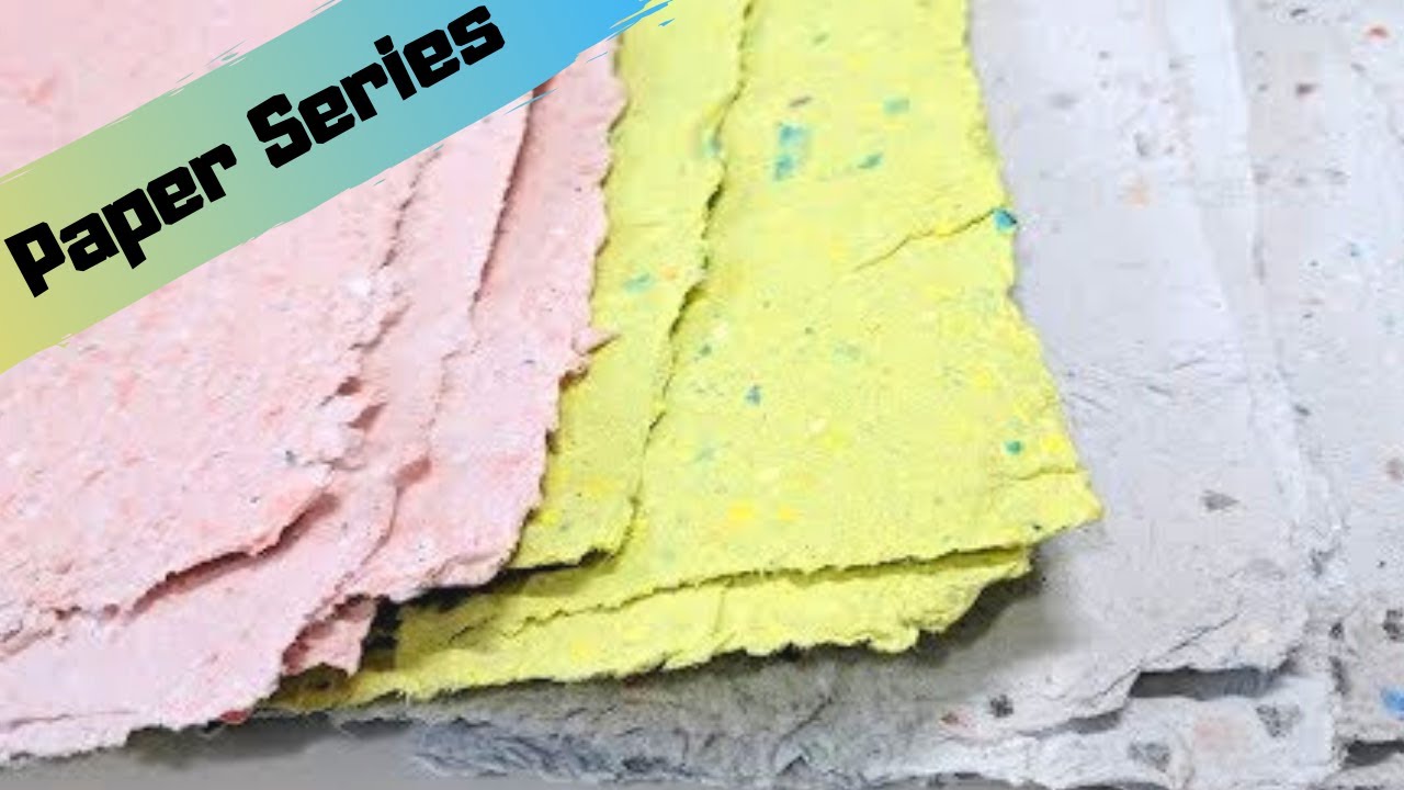 HOW TO MAKE PAPER INCLUDING MOULD and DECKLE TUTORIAL from Recycled Scraps  DIY