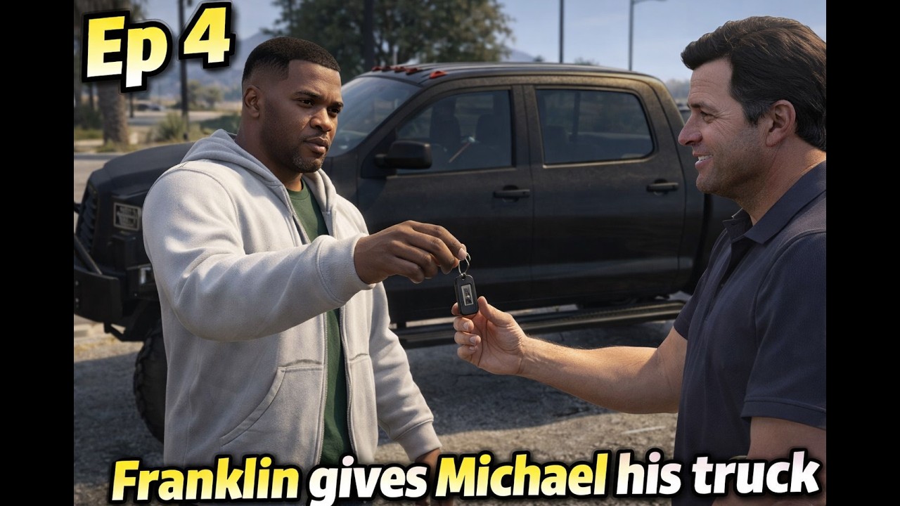 Franklin gave Michael his truck. (Ep-4)