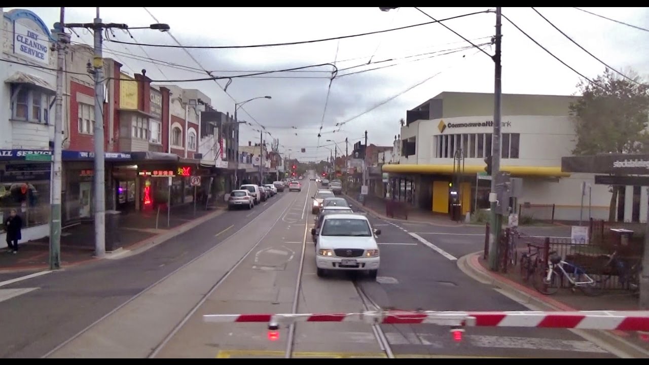 Frankston Line side view  Caulfield to Glenhuntly