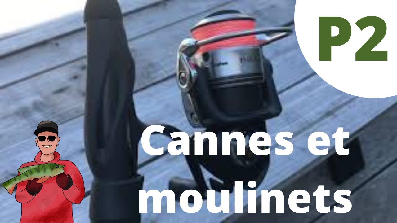 Ep 2 PRESENTATION de mes 3 ensembles SPINNING : moulinets et cannes