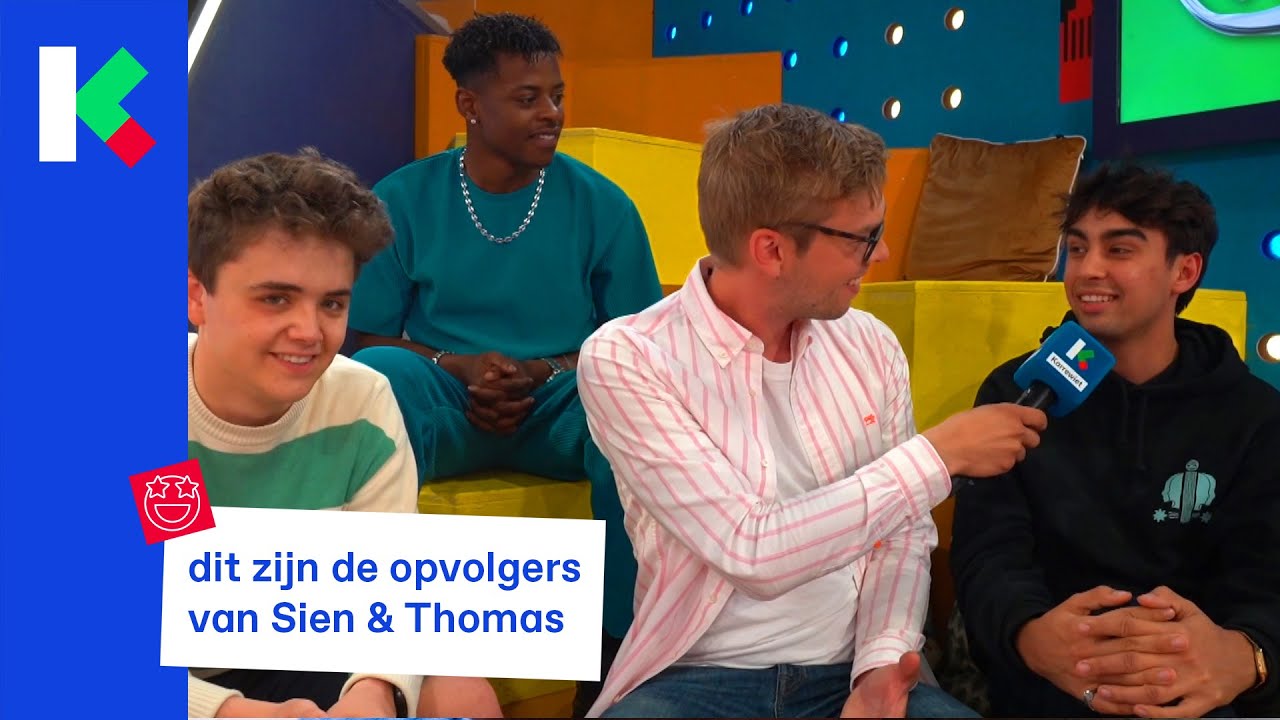 maak kennis met Nidal, Thomas & Héritier: de nieuwe Ketnet-wrappers!